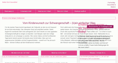 Desktop Screenshot of mutter-kind-gesundheit.de