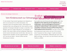 Tablet Screenshot of mutter-kind-gesundheit.de